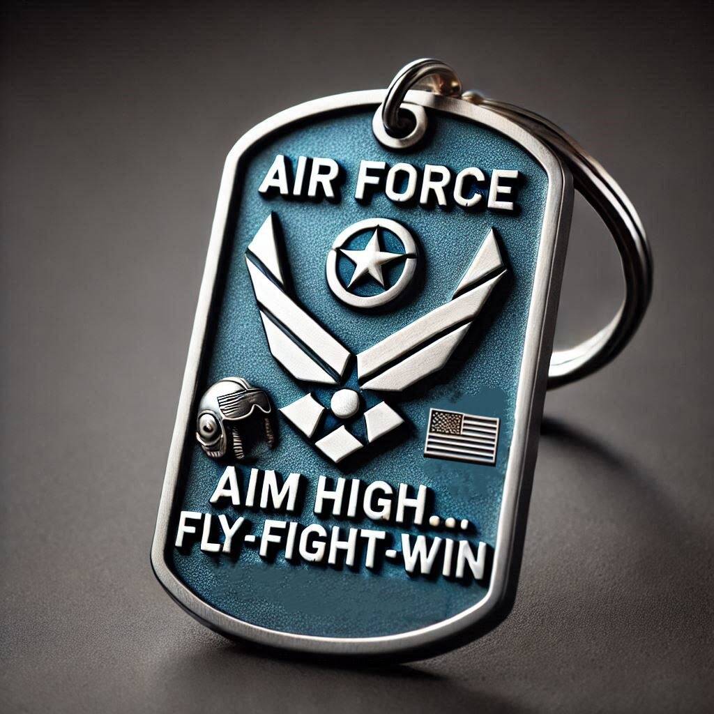 Military Motto Keychains