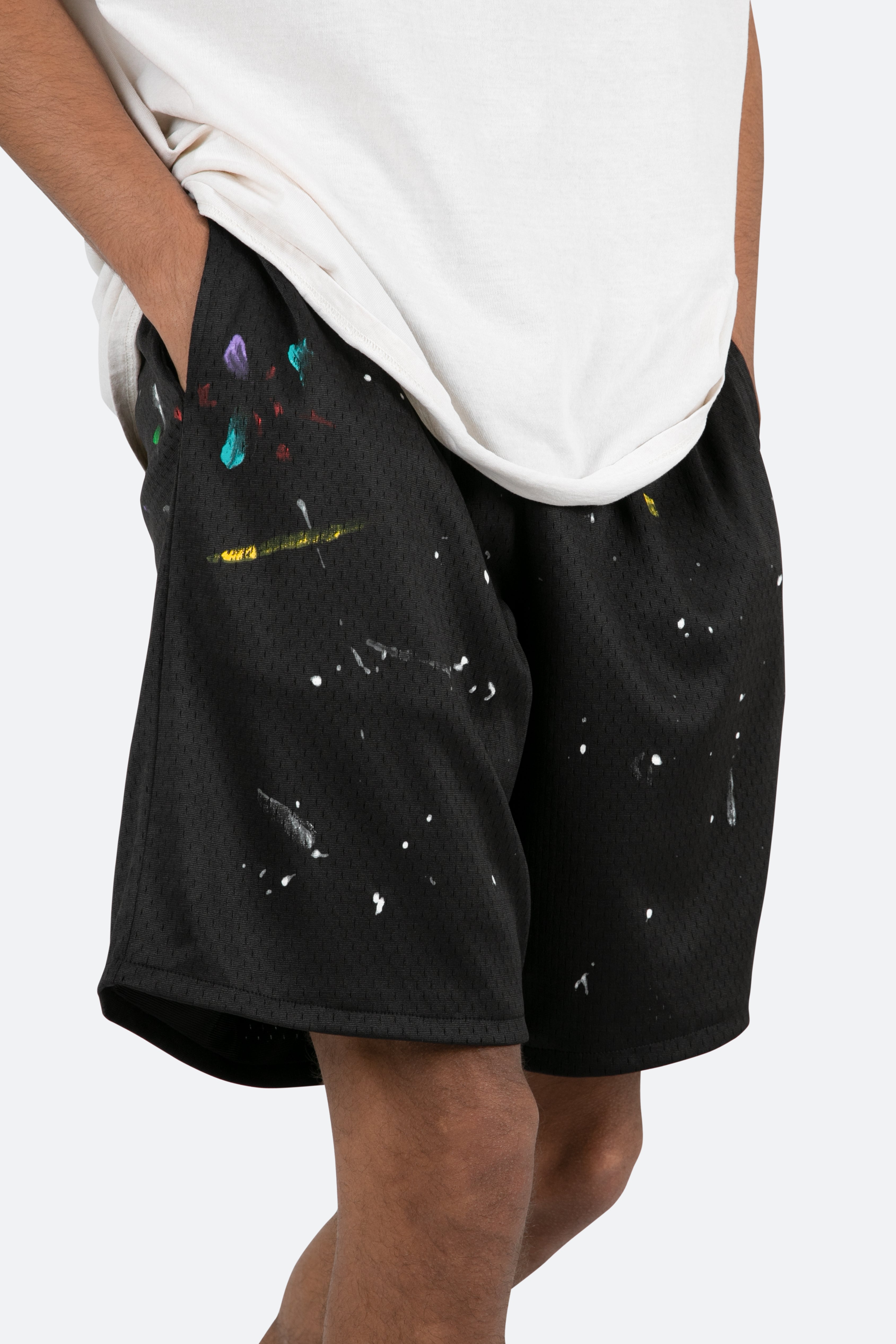 Painter Mesh Shorts - Black