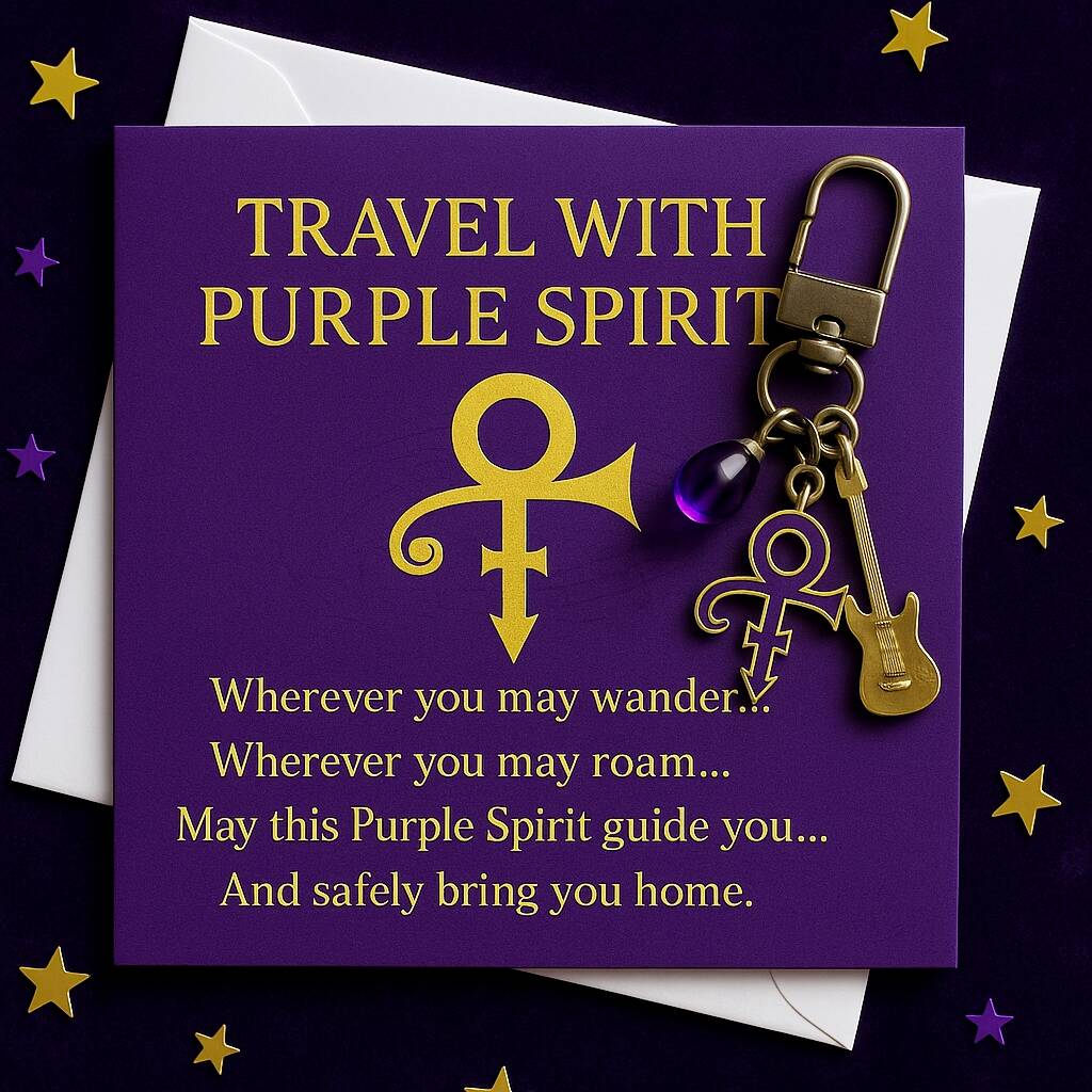 Travel Prince Purple Spirit Keychain