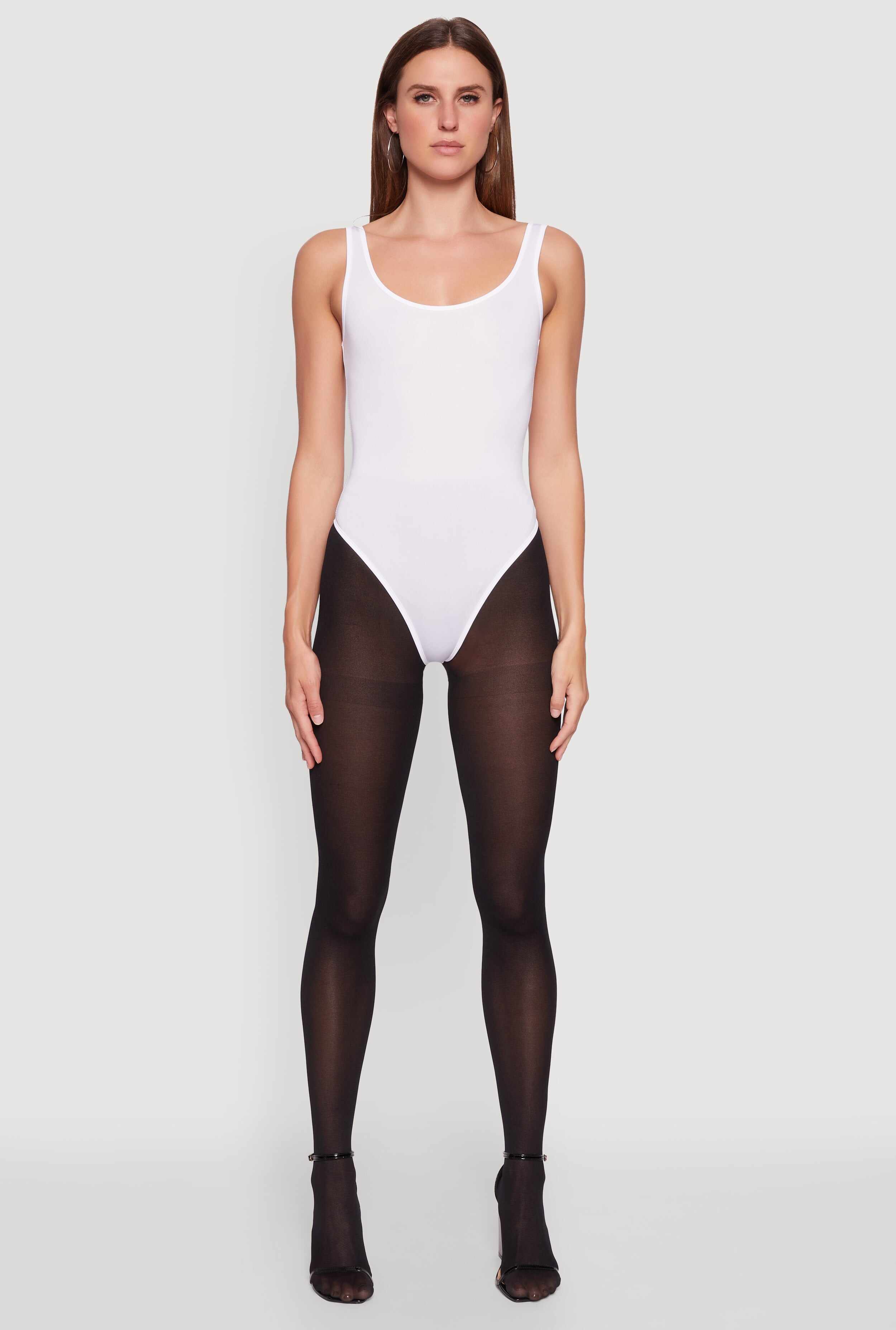 Daisy Sleeveless Scoop Neck Bodysuit