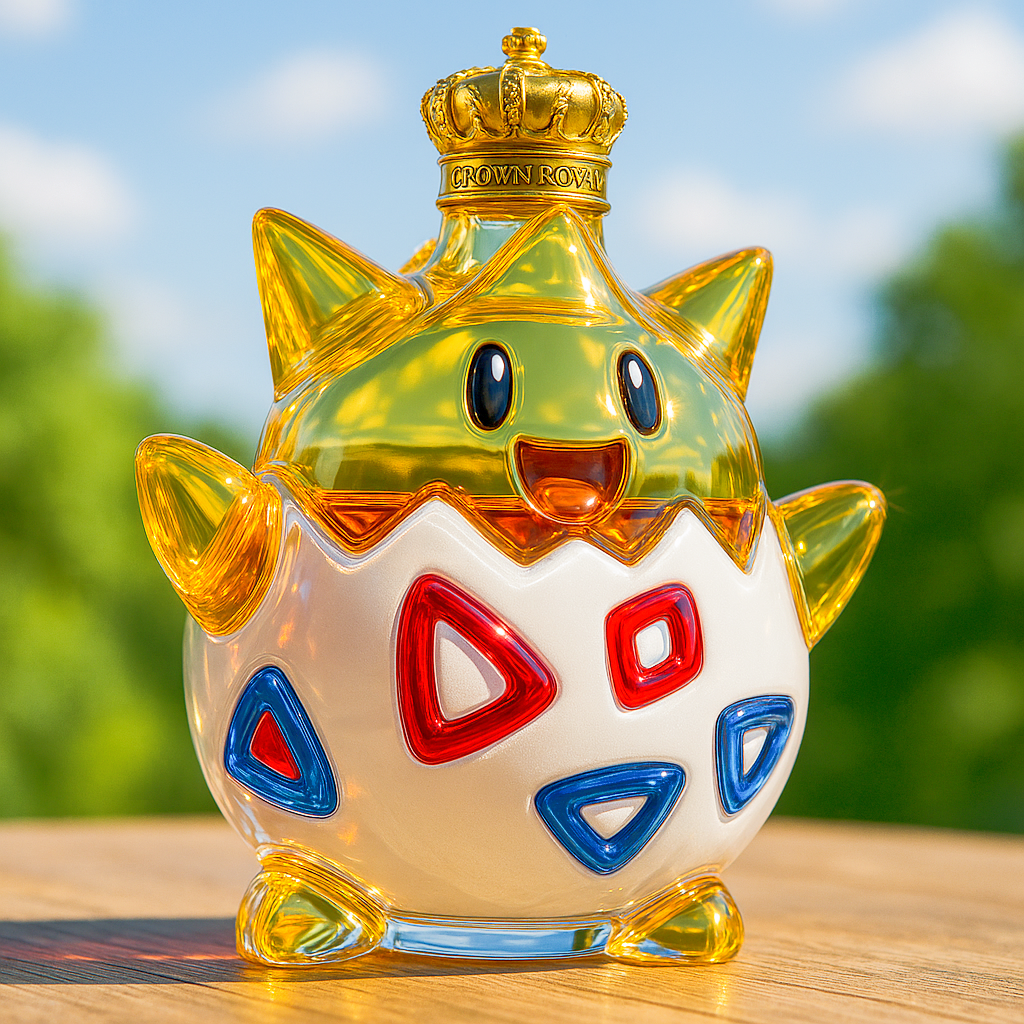 Togepi Whiskey Bottle