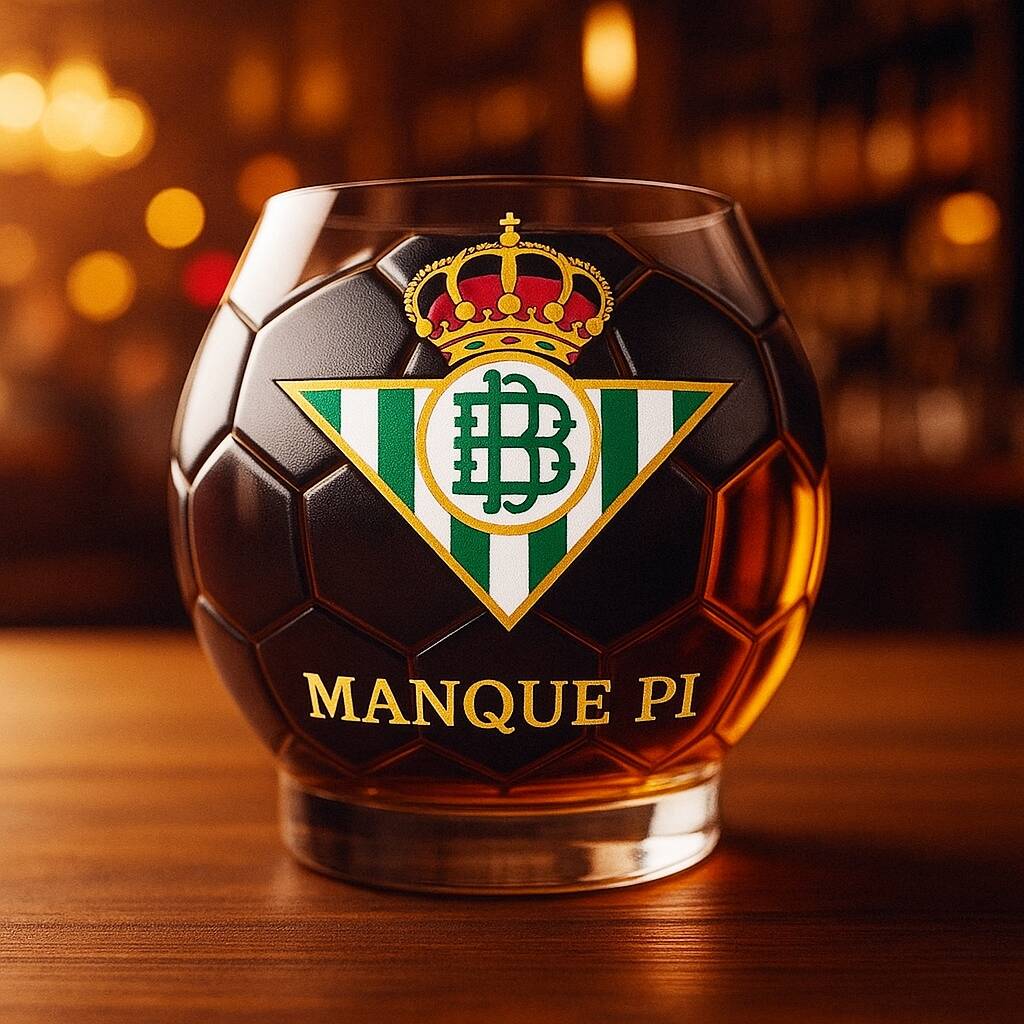 La Liga Football Whiskey Glass