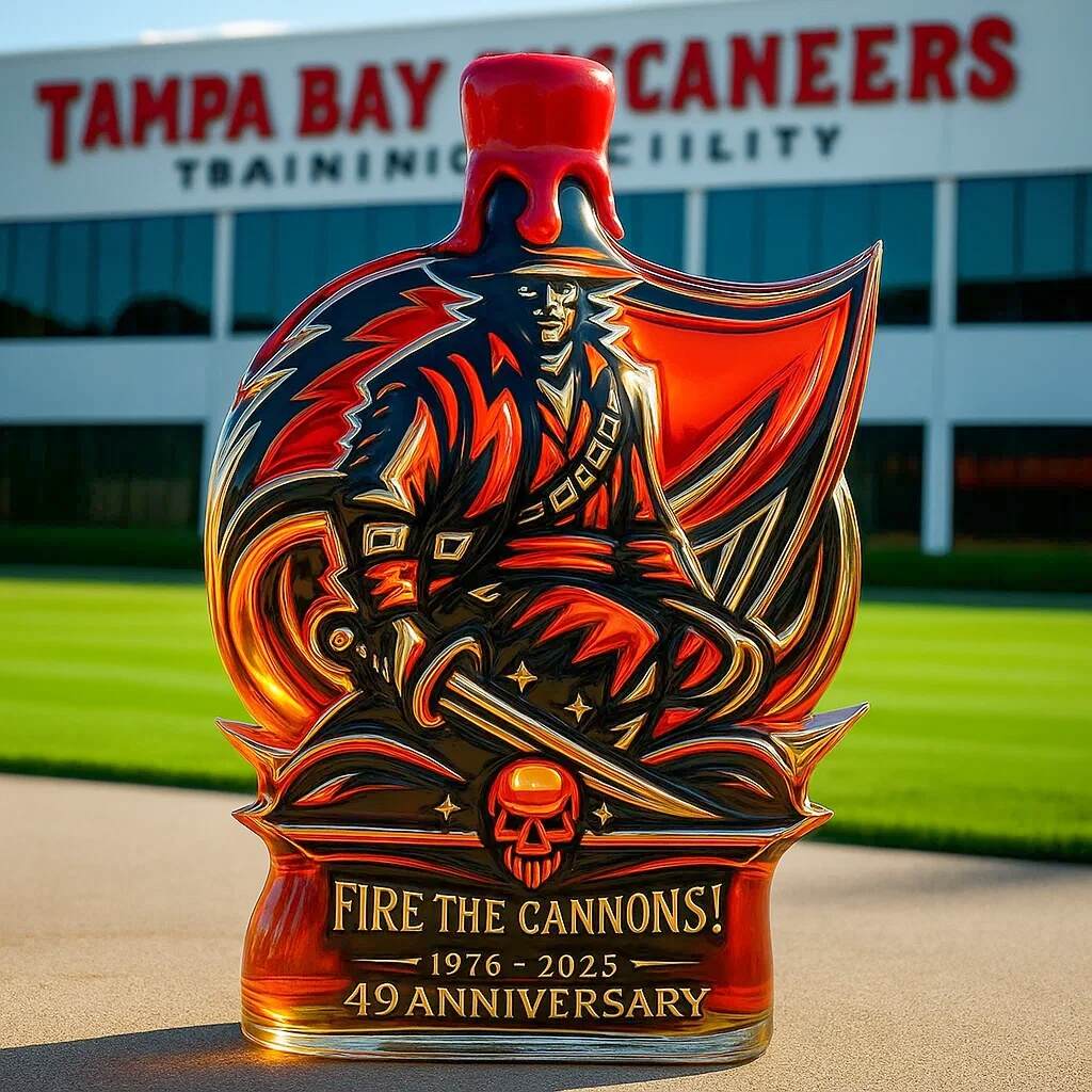 Tampa Bay Buccaneers Commemorative Whisky Bottle