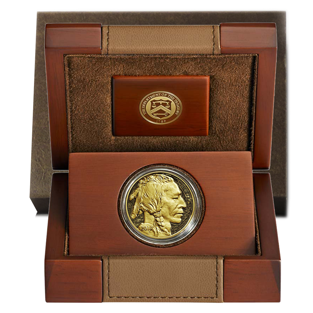 2019 W 1 oz American Buffalo Gold Coin (Boxed + CoA)