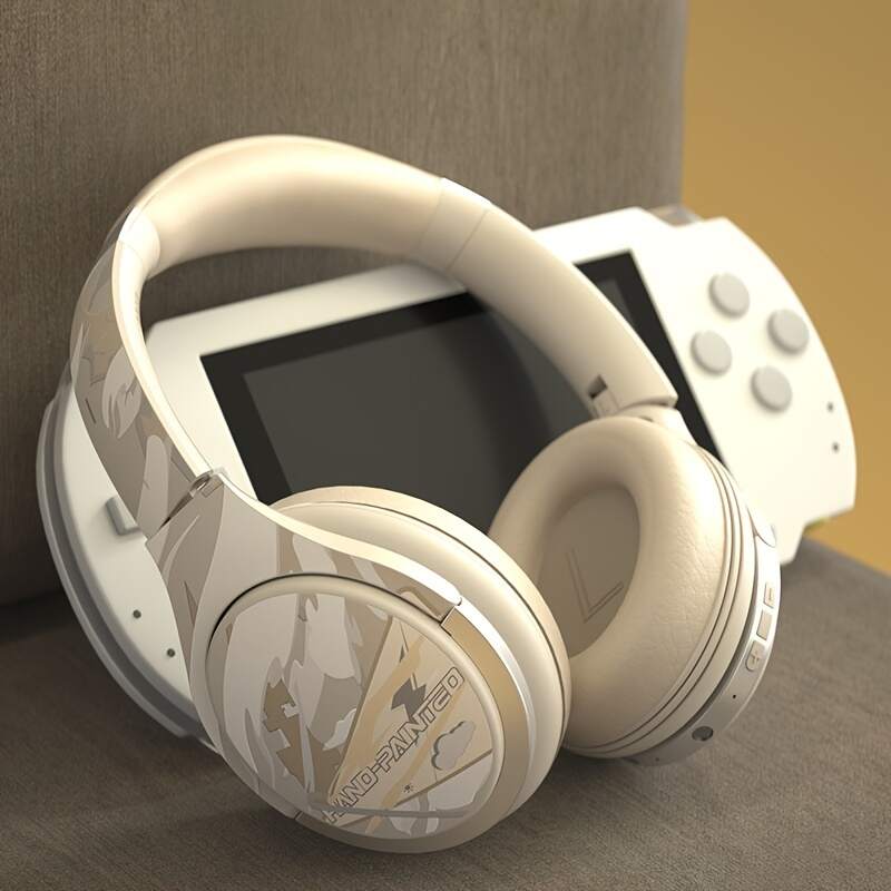 Headset Head-mounted Wireless ANC Active Noise Cancellation Compatible With Gaming,mobile Phone