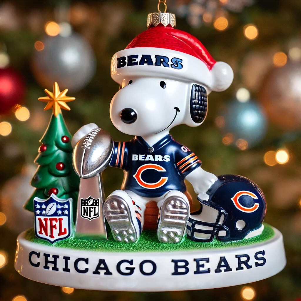 Football Team Christmas Ornaments