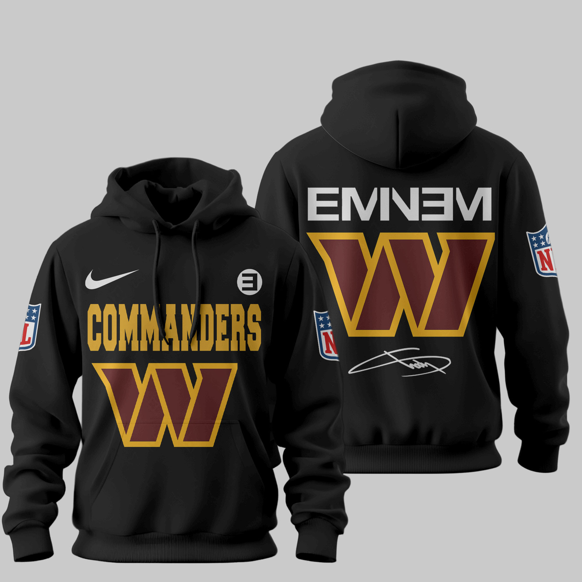 Washington Commanders | Premium NFL Eminem Hoodie TD