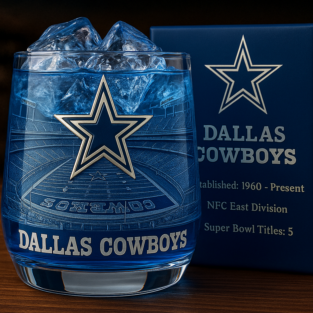 Dallas Cowboys Whiskey Glass – Collector’s Edition