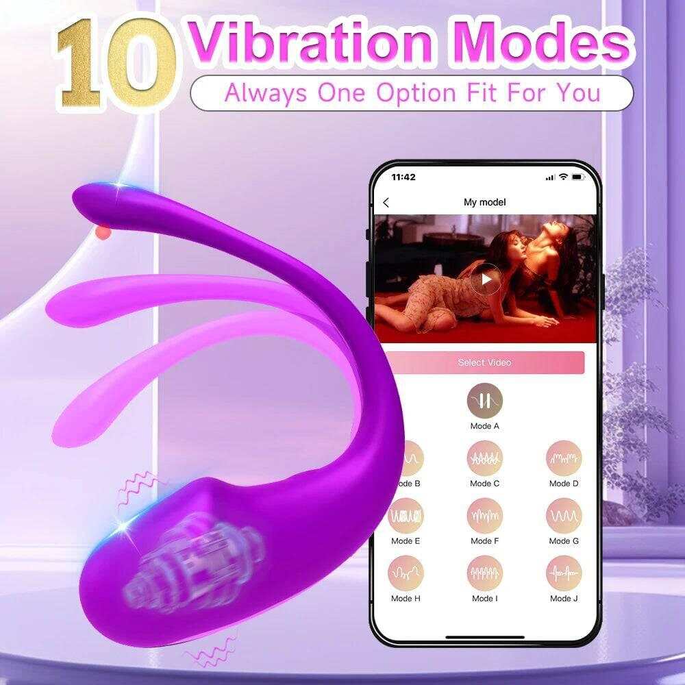 Wireless Bluetooth G-Spot Realistic Dildo Vibrator