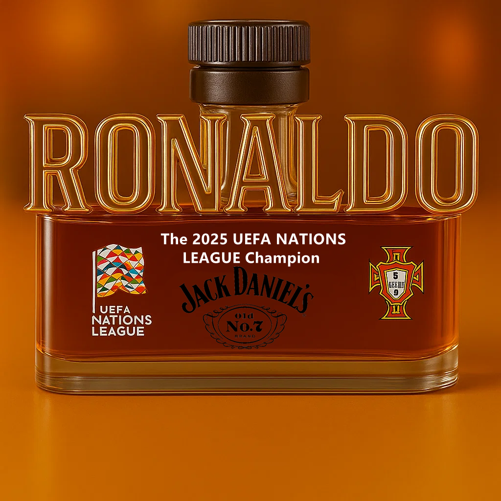 Cristiano Ronaldo Whisky Bottle – 2025 UEFA NATIONS LEAGUE Champion Commemorative