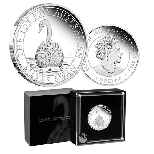 2023 Australia 1 oz Silver Swan BU - SKU#273245