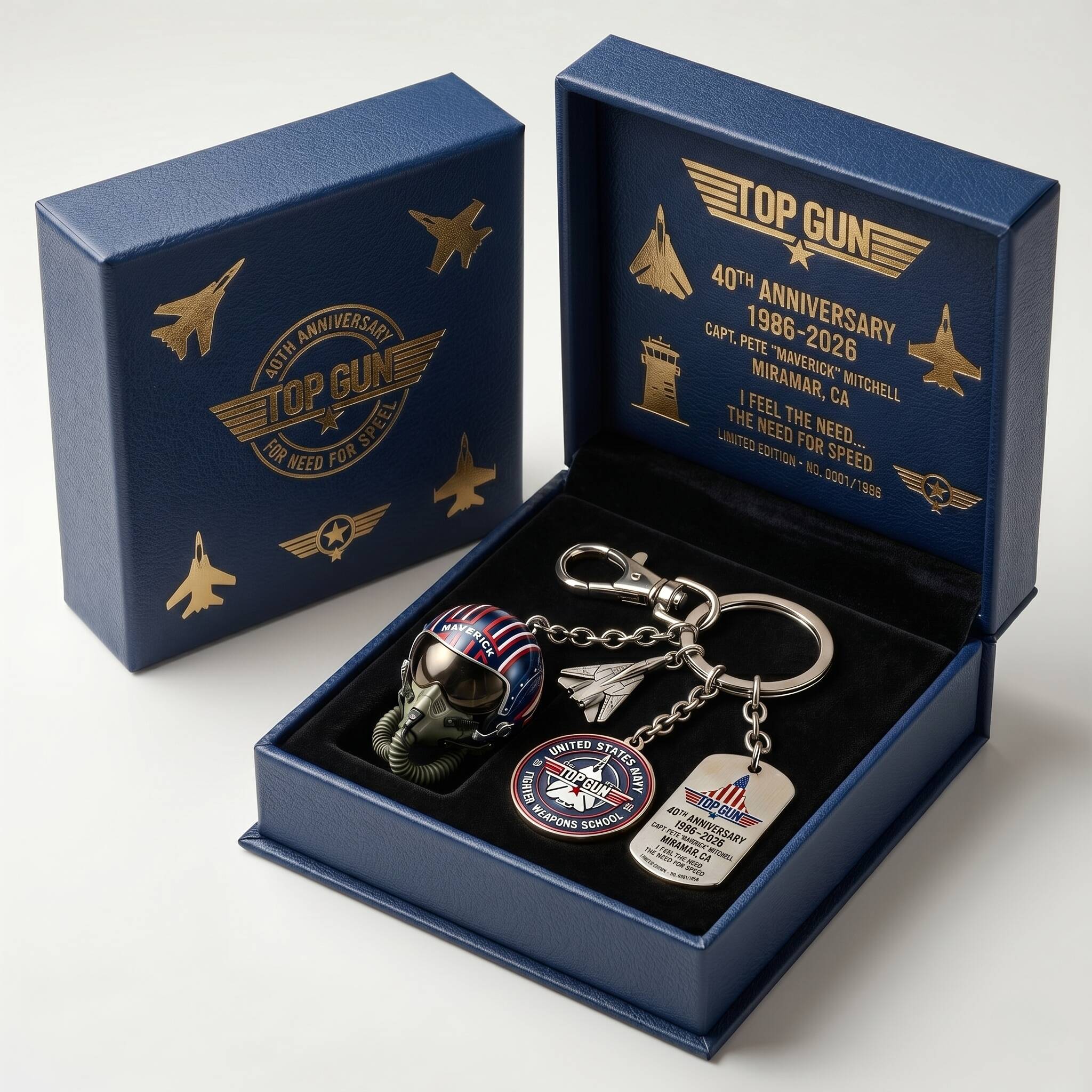 Top Gun Maverick 40th Anniversary Legacy Collector Keychain ✈️