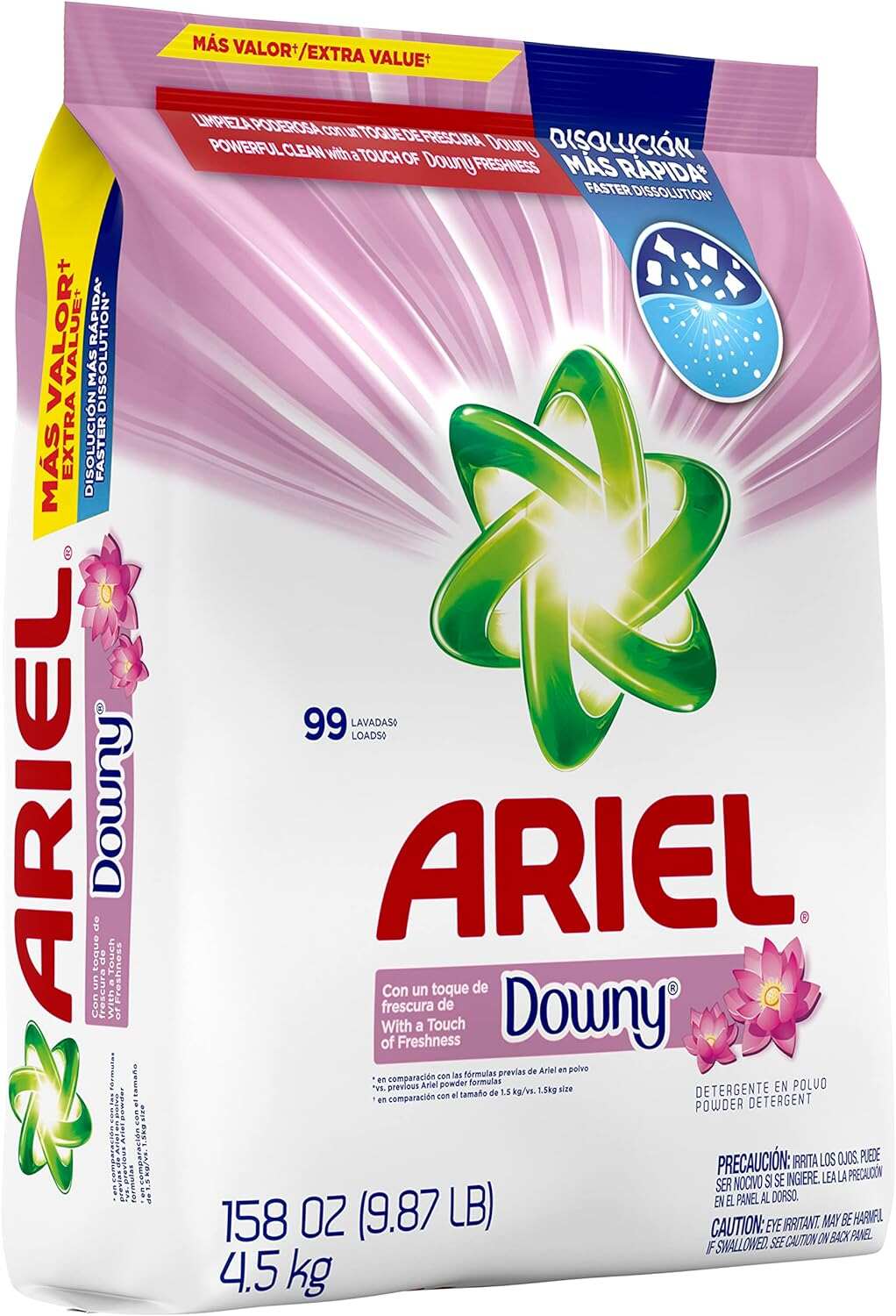 Ariel, with a Touch of Downy Freshness, Powder Laundry Detergent, 158 oz, 99 loads
