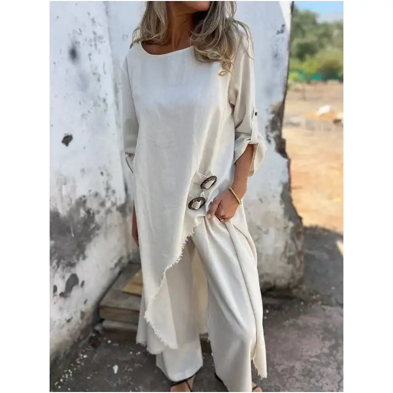 🔥Summer Arrivals🌟🎉2026 Women's Irregular Dress and Loose Fit Pants