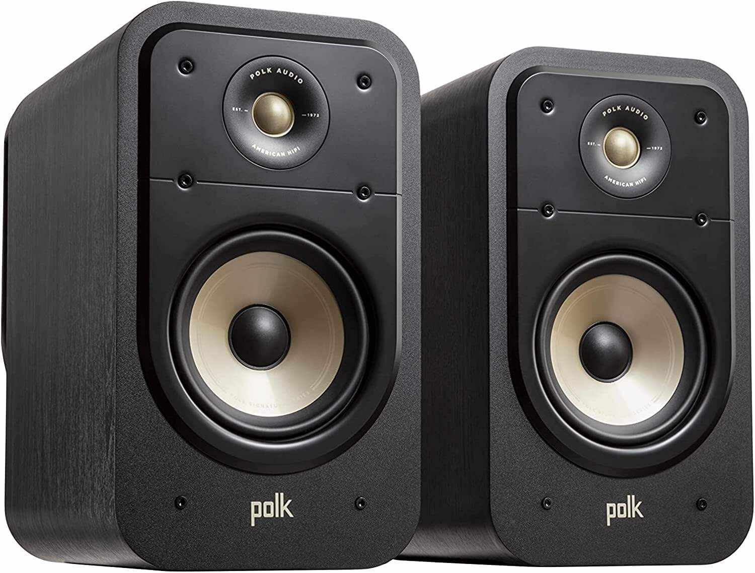 Polk Audio Signature Elite ES20 Bookshelf Speaker - Hi-Res Audio Certified,Dolby Atmos & DTS:X Compatible, 1