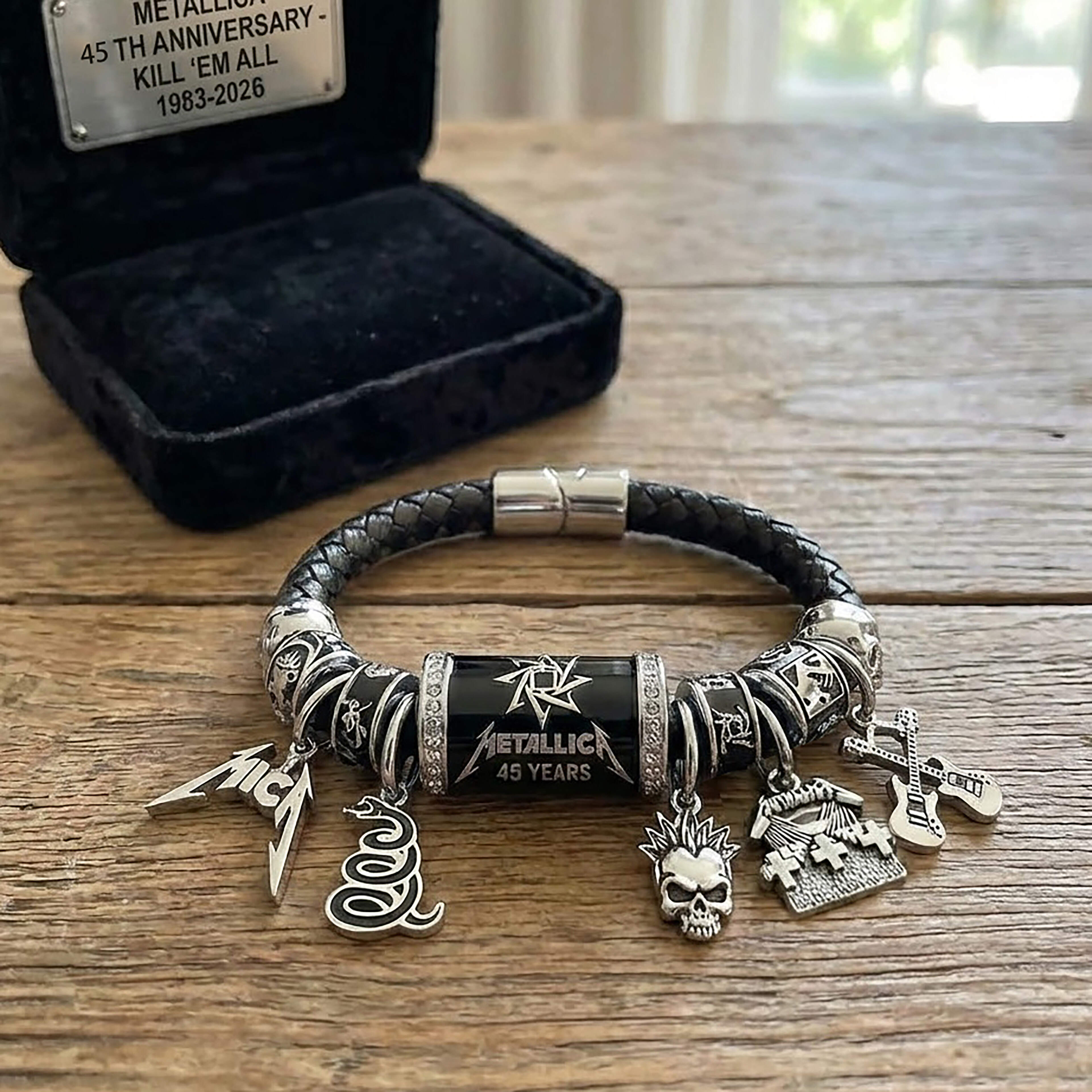 🖤 Metallica 45th Anniversary Commemorative Bracelet