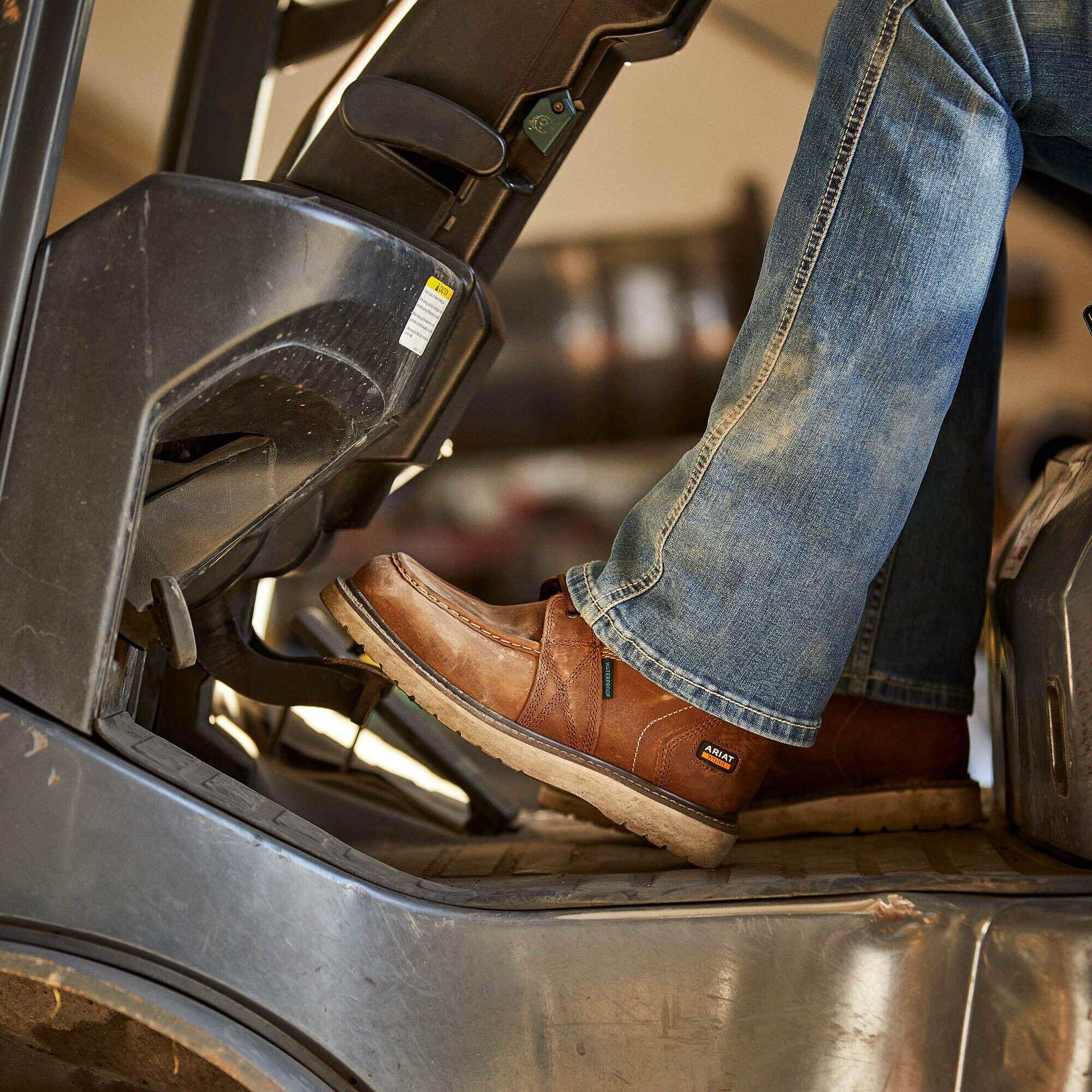 Rebar Wedge Moc Toe Waterproof Work Boot