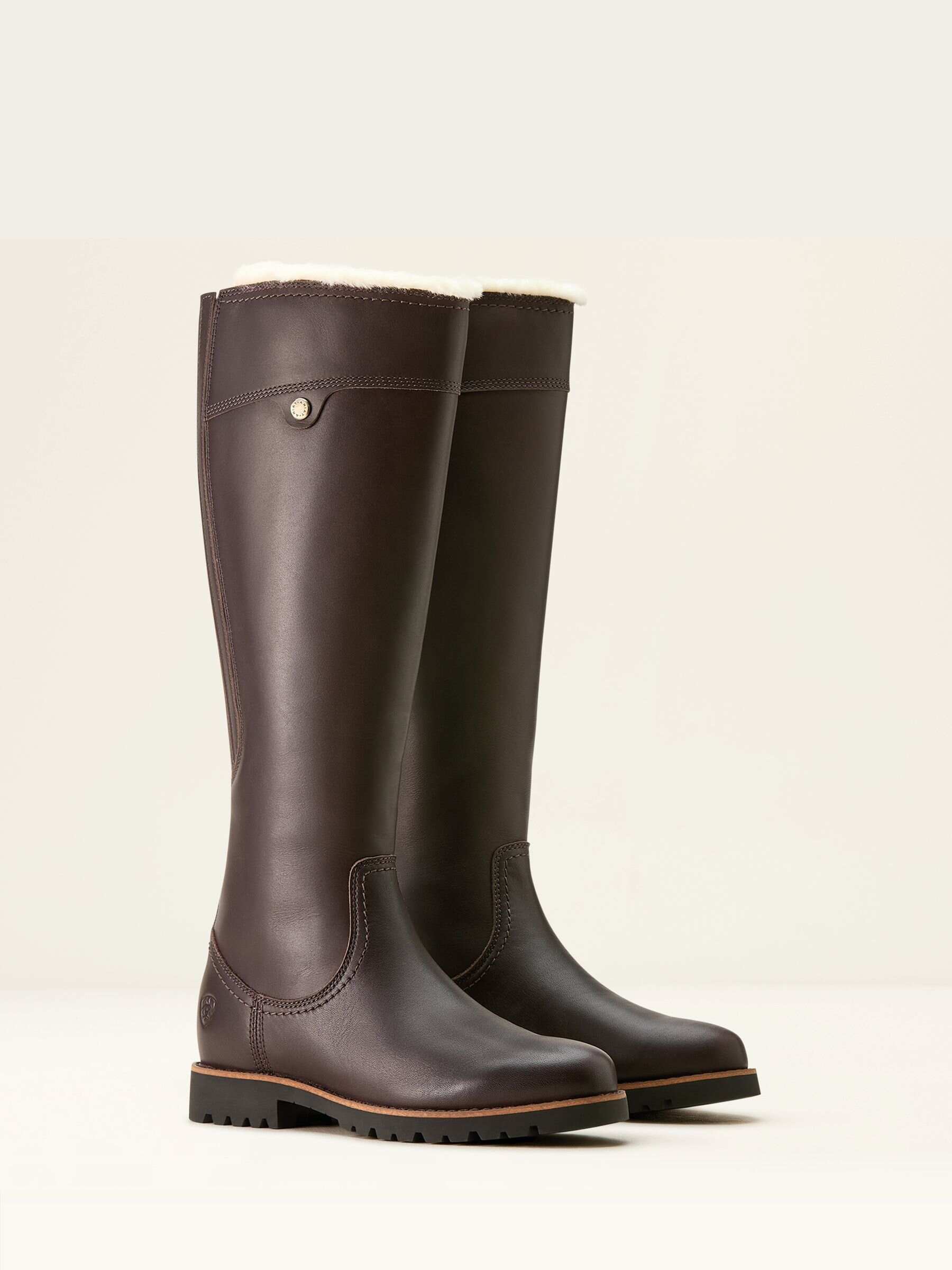 Ariat Brown Ariat Arlington Sherpa Long Waterproof Brown Boots