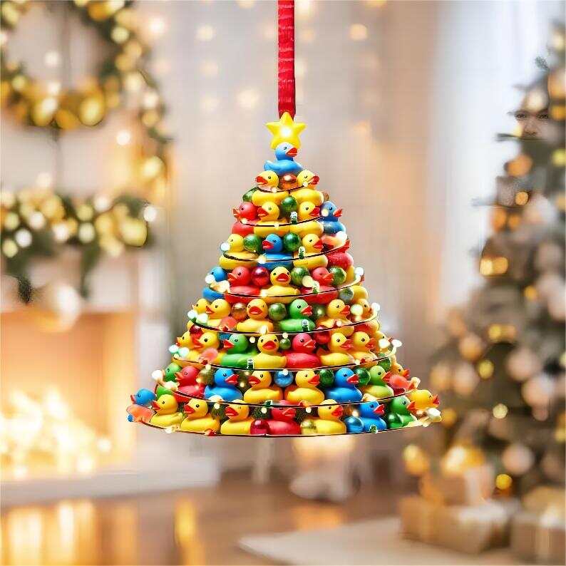 Duck Toy Tree Christmas Ornament