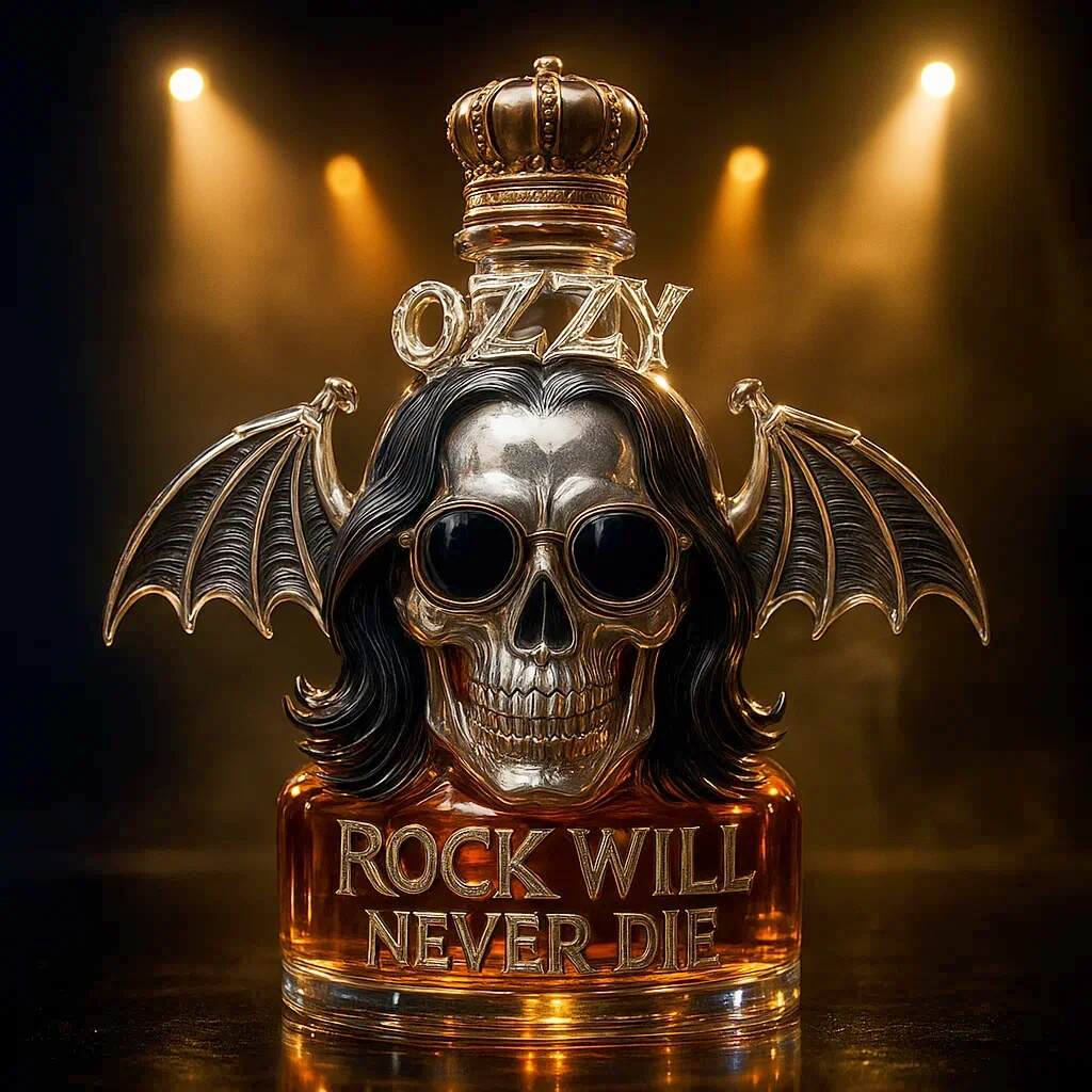 Ozzy Osbourne Limited Edition Whisky Bottle