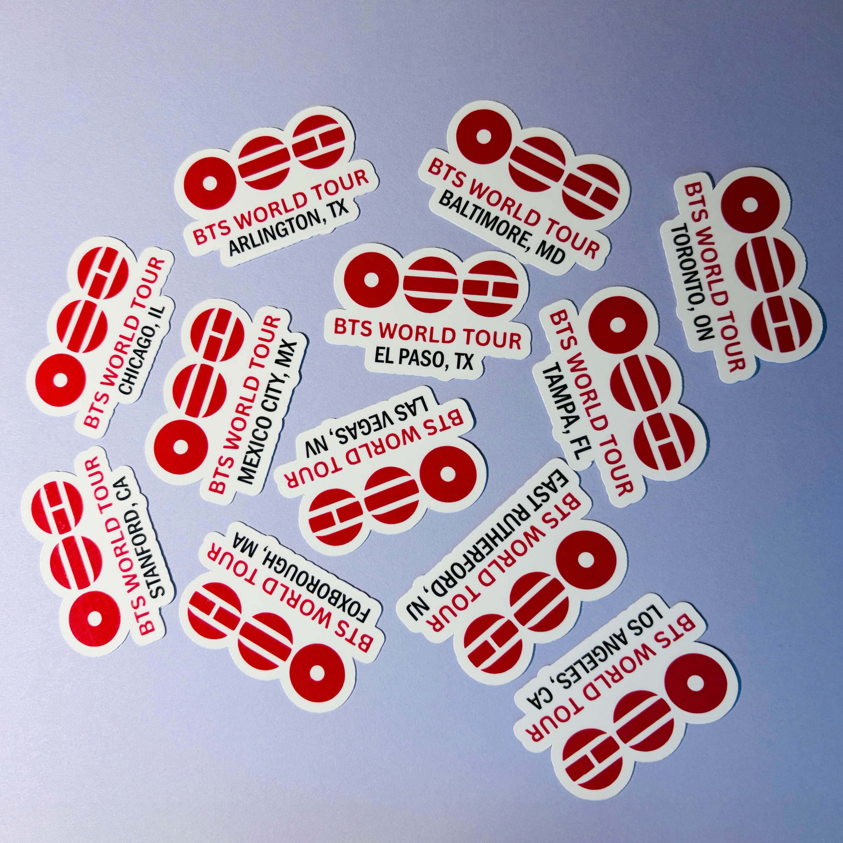 BTS Arirang World Tour 2026 Stickers