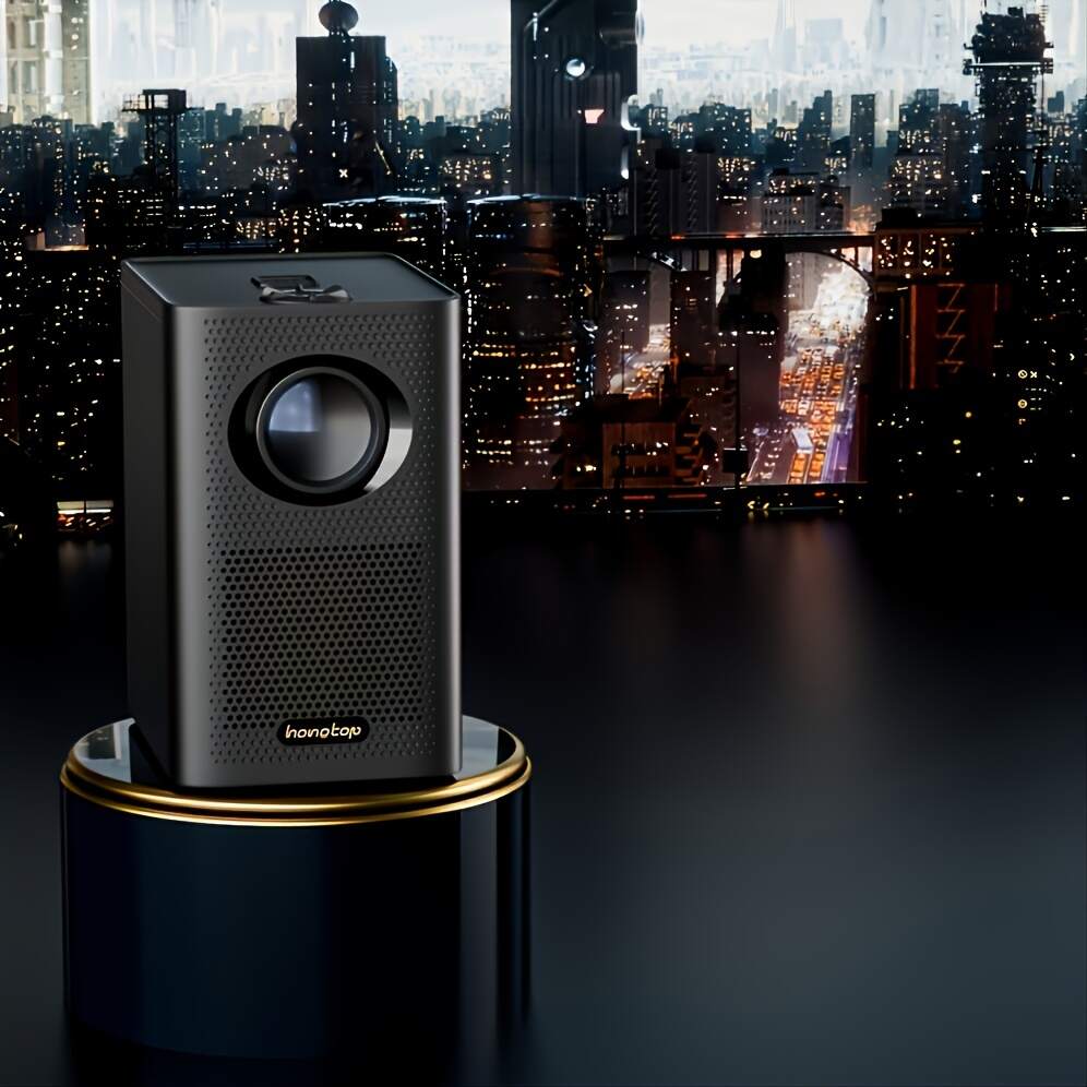 1pc Mini & Smart Portable Movie Projector With WiFi, Compatible With IOS/Android/HDMI/USB