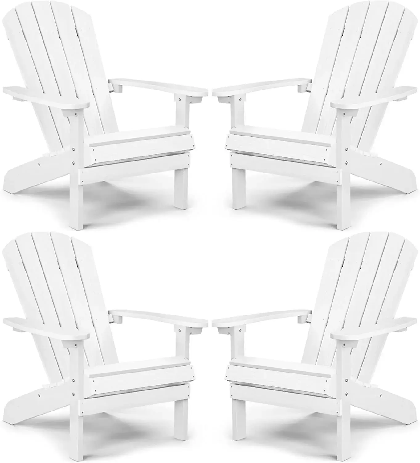 Adirondack Chair ,Patio Chairs 5 Steps Easy Installation,Widely Used in Outdoor, Fire Pit, Deck, Outside, Garden, Campfire Chairs