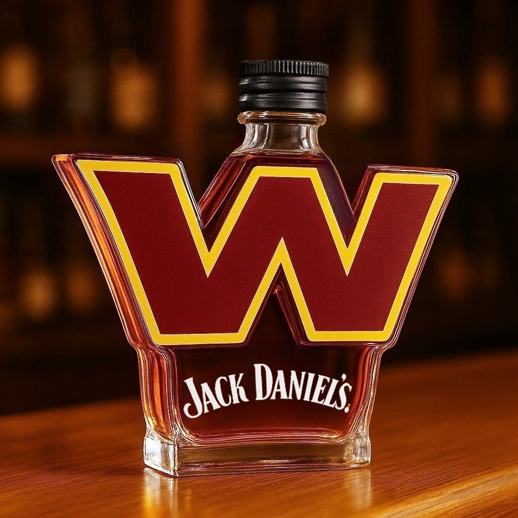 Washington Commanders Whiskey Bottle