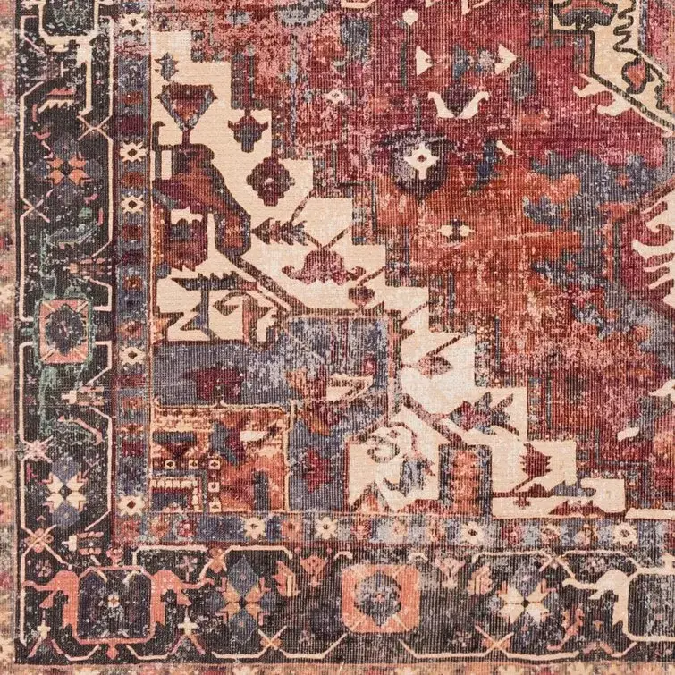 Mya Red/Brown/Black Rug