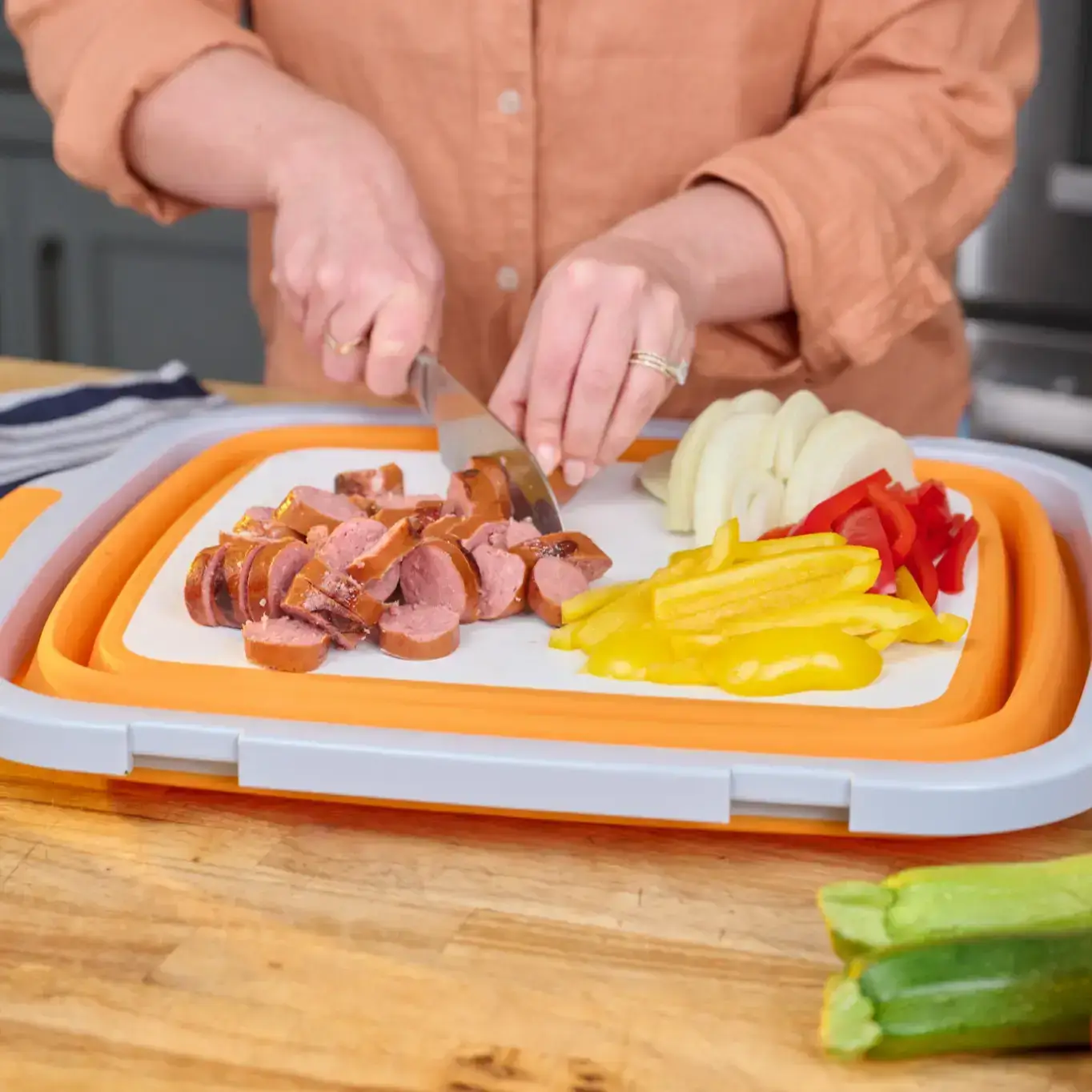 3pc Collapsible BBQ Prep Tub Set