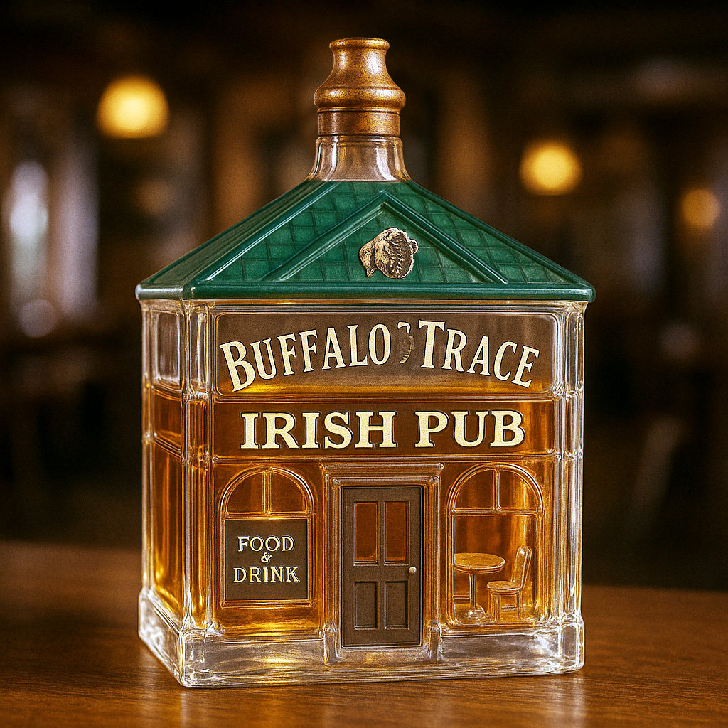 Irish Pub-Inspired Whiskey Bottle  1