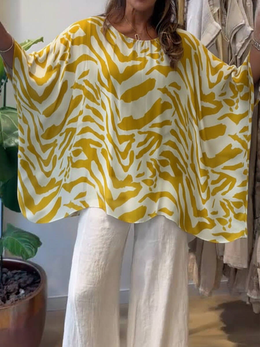 🔥Summer Arrivals🌟Loose-fitting Casual Printed Top