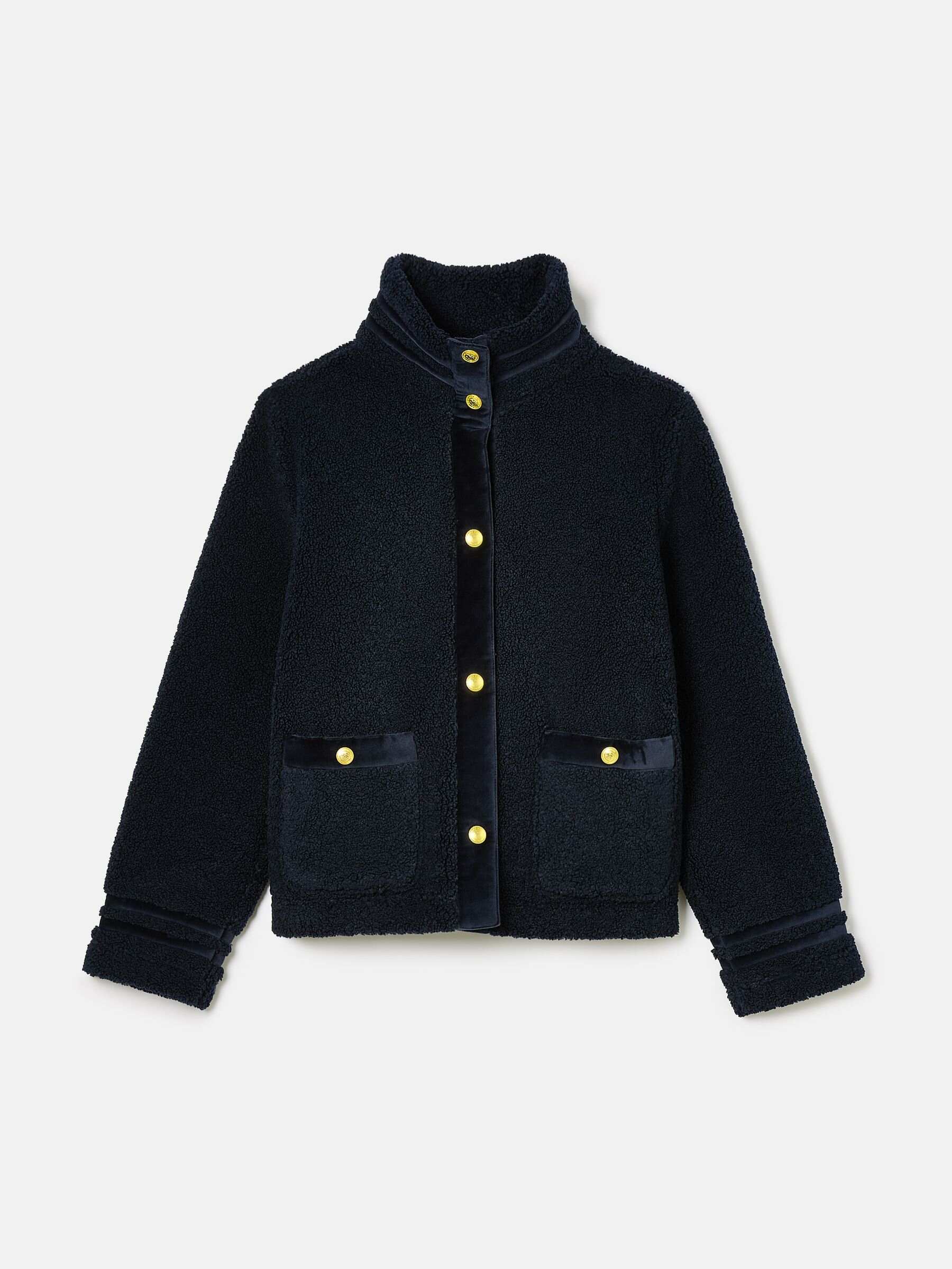 Fleur Red Fleece Jacket