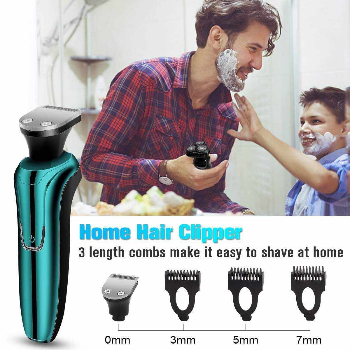 Electric Razor for Men, 2023 Men’s Electric Shavers Rotary LED Display/Waterproof/Rechargeable, Electric Shaver for Men Cordless Floating Head Replaceable Blades Portable Travel Razor Idea Gift