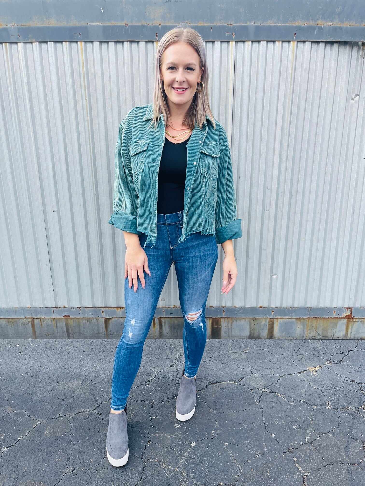 Plus/Reg AH, Push It Pull On Skinny Jeans