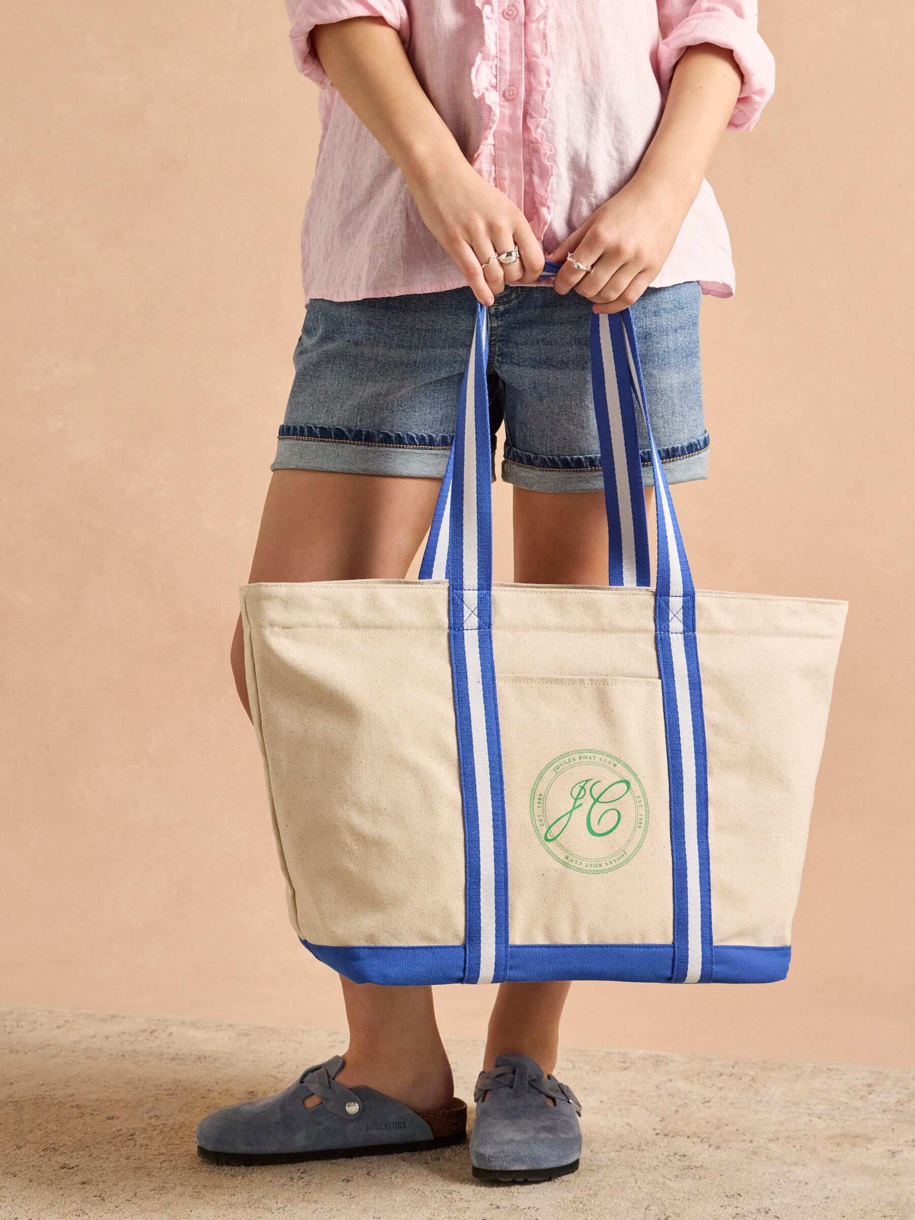 Cream Boat Club Tote