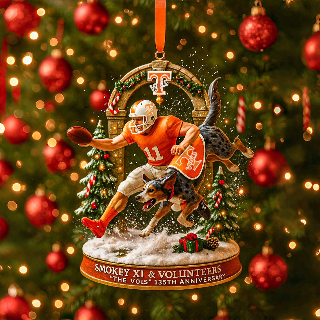Volunteers Vol Pride 135th Anniversary Ornament
