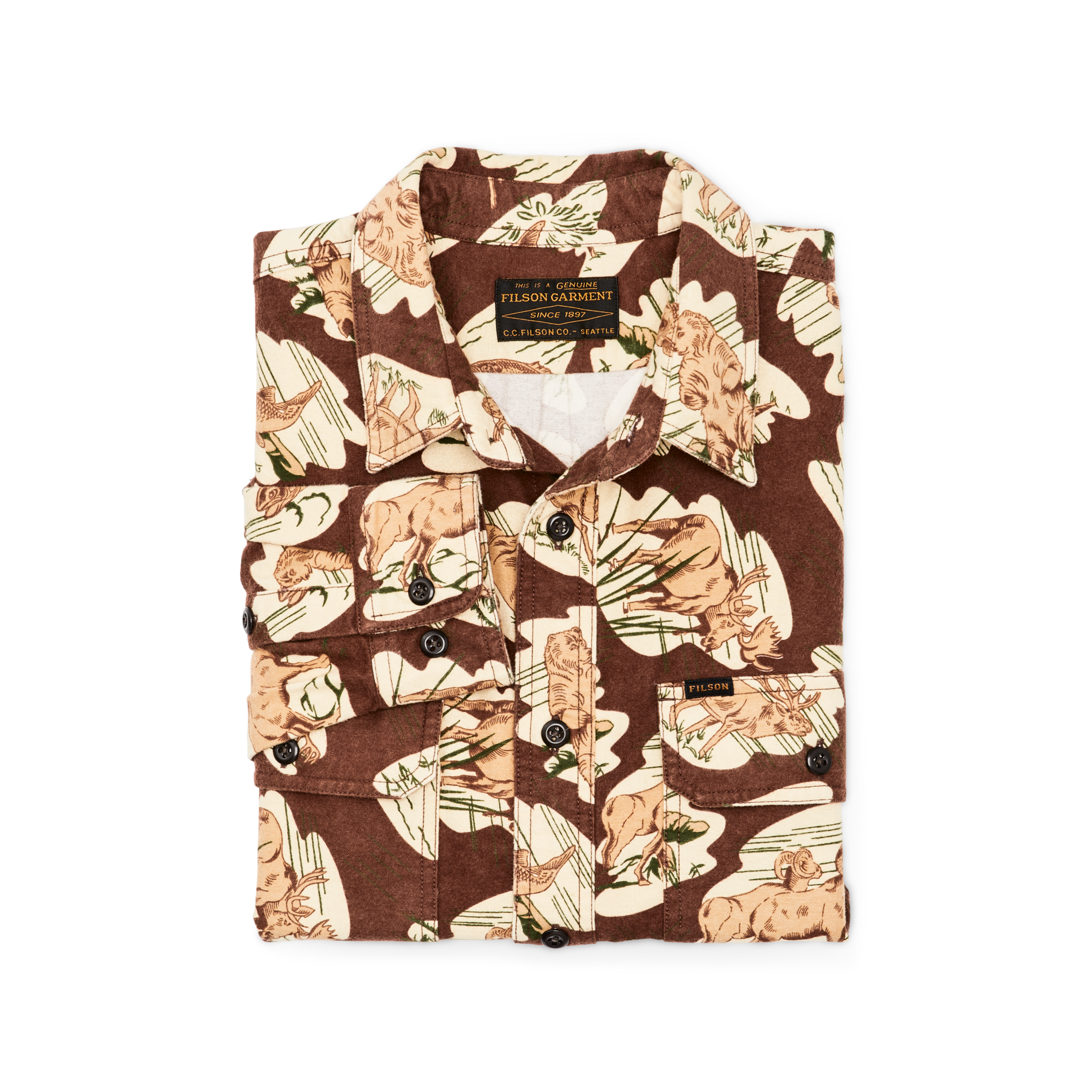 Field Flannel Shirt - Sorrel Horse / Wildlife