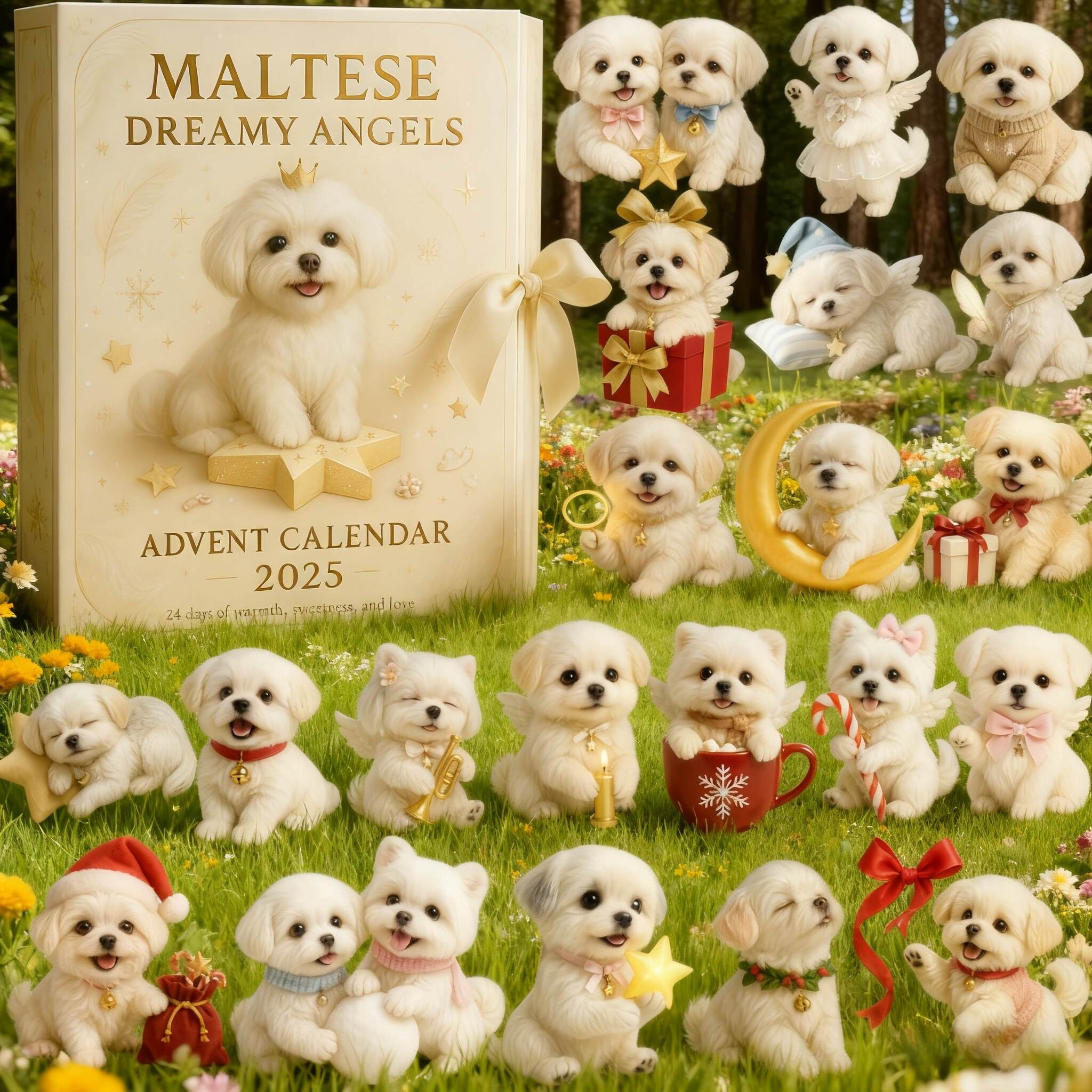 Maltese Dreamy Angels Advent Calendar 2025