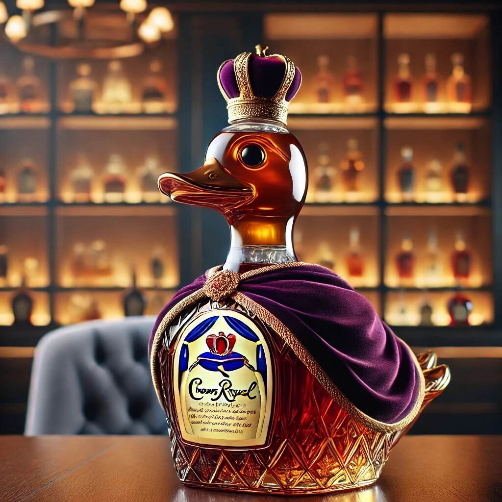 Mallard Whiskey Bottle