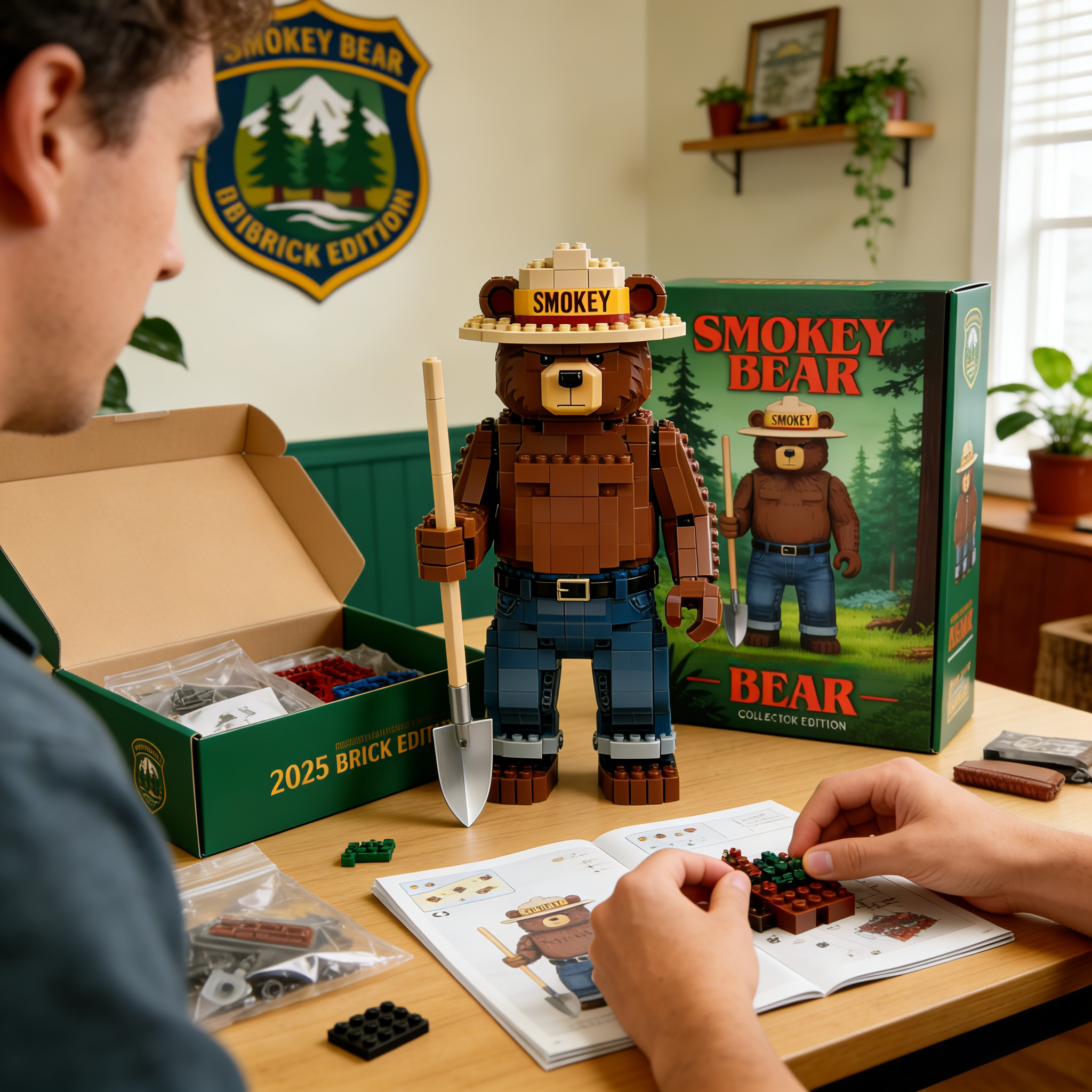 Smokey Bear Brick Ambulance Edition