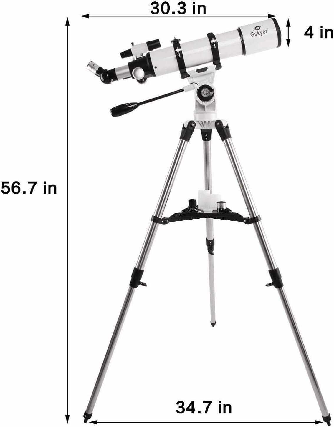 Gskyer Telescope 600x90mm AZ Astronomical Refractor Telescope for Kids, Adults Astronomy, German Technology Scope