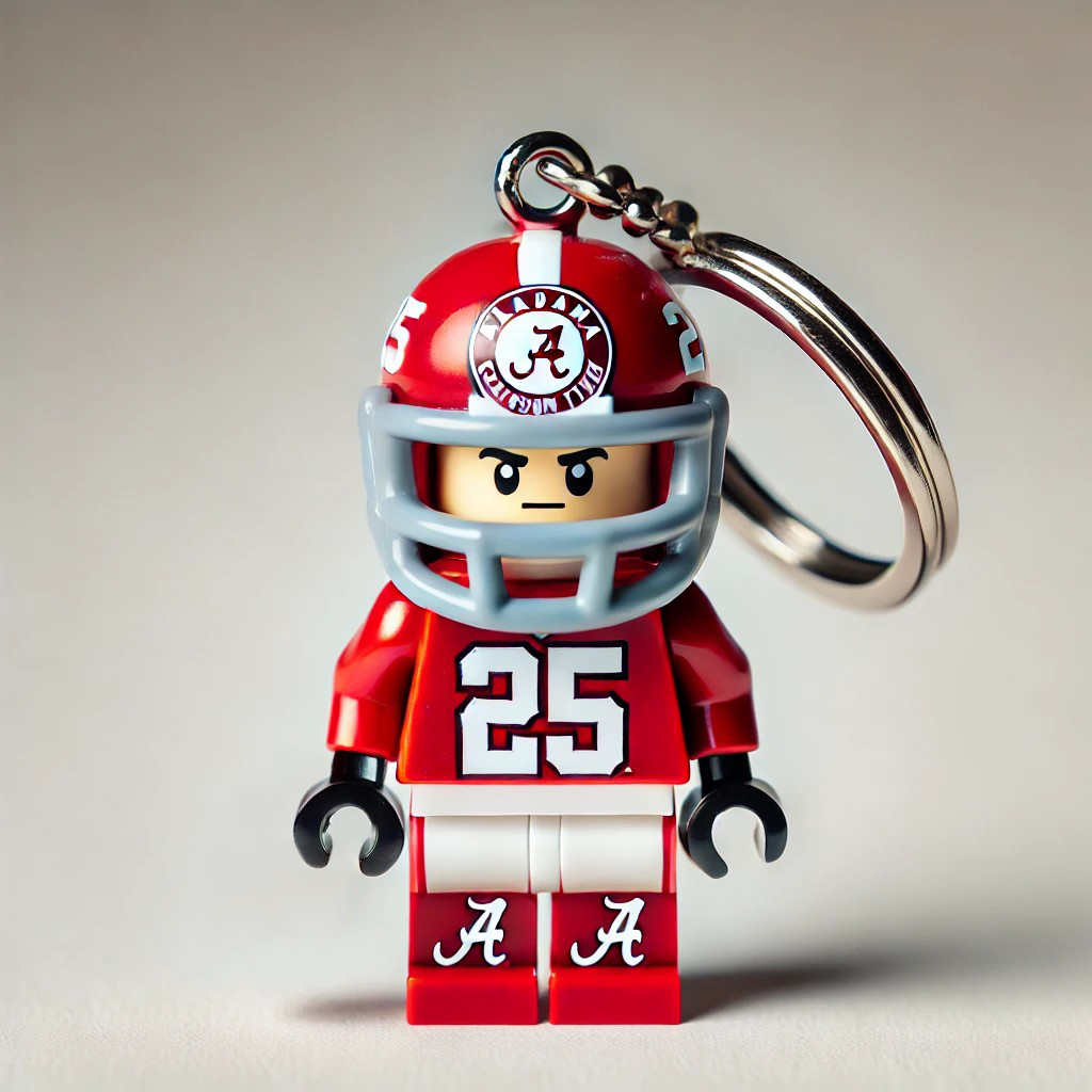 College Football Keychain