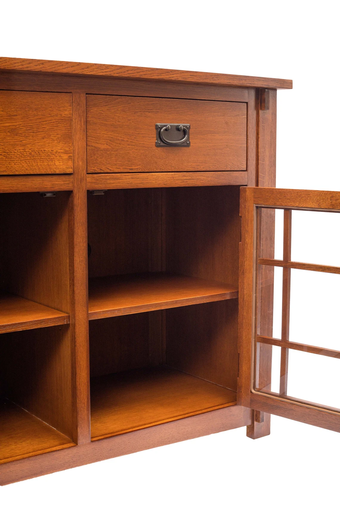 Craftsman Mission Solid Oak Sideboard / Media Console - 65