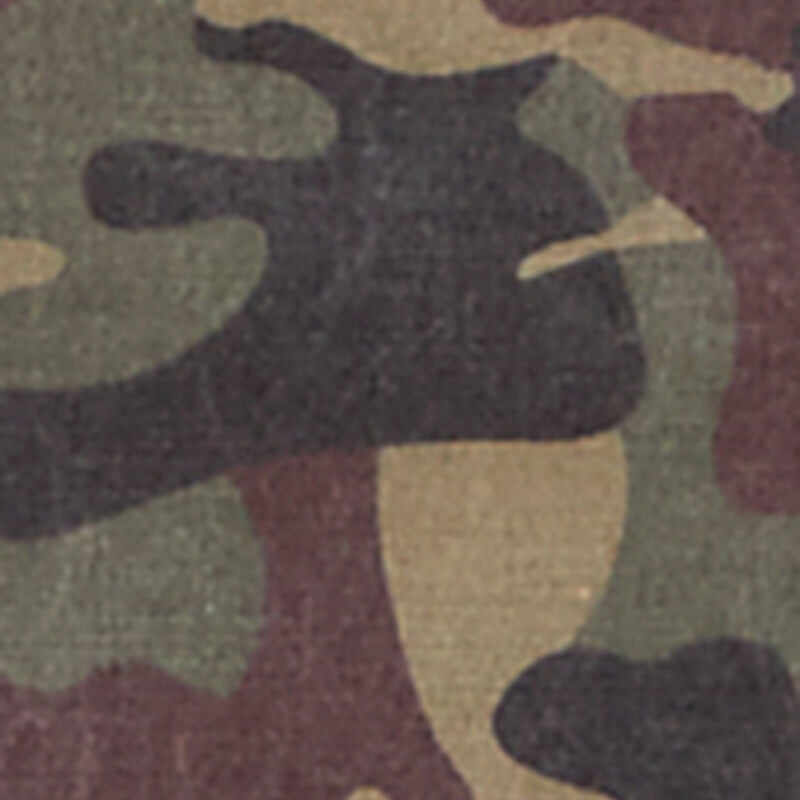 Plus Size Fishnet Detail Camouflage Shirt
