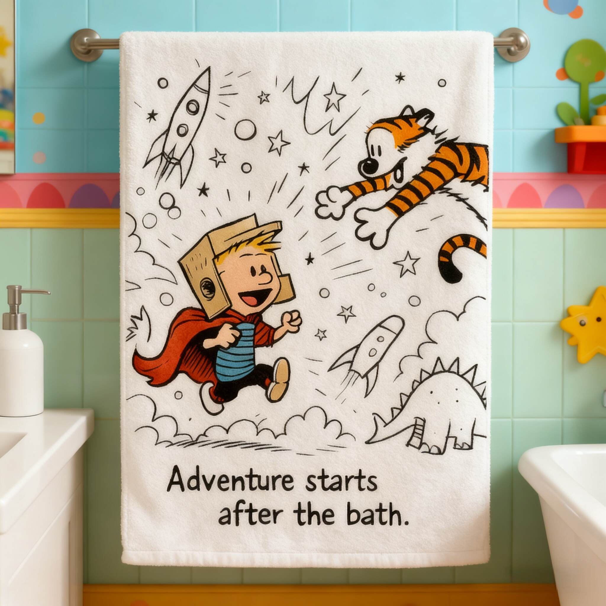 Kids Adventure Bath Towel