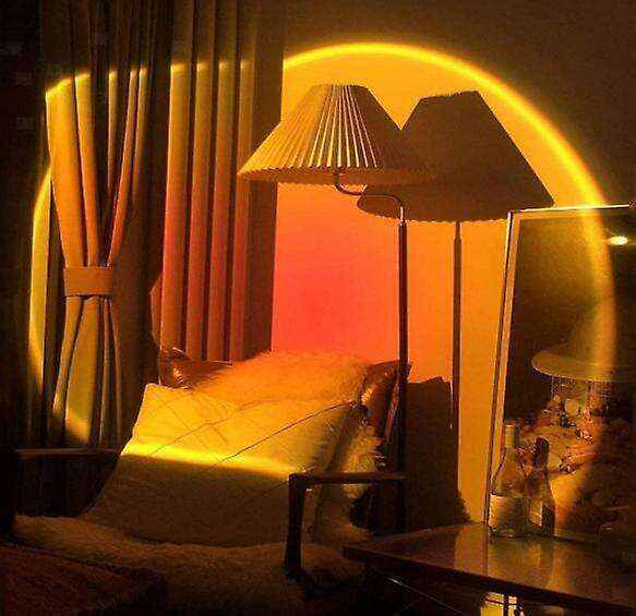Romantic Led Light Sunset Lamp Floor Table Lamp