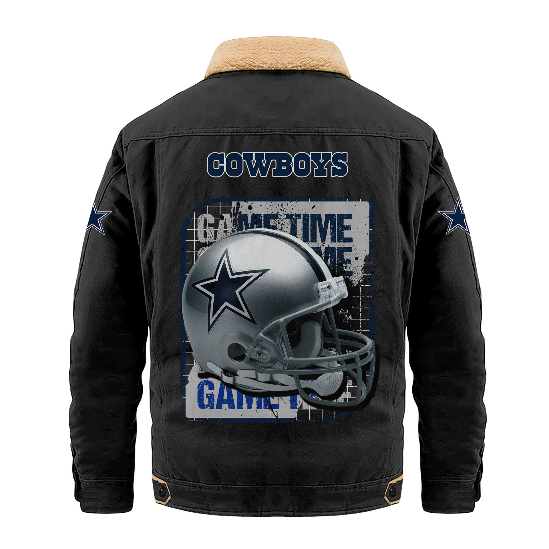 Dallas Cowboys | Premium NFL 2D Cargo Fleece Jacket HY