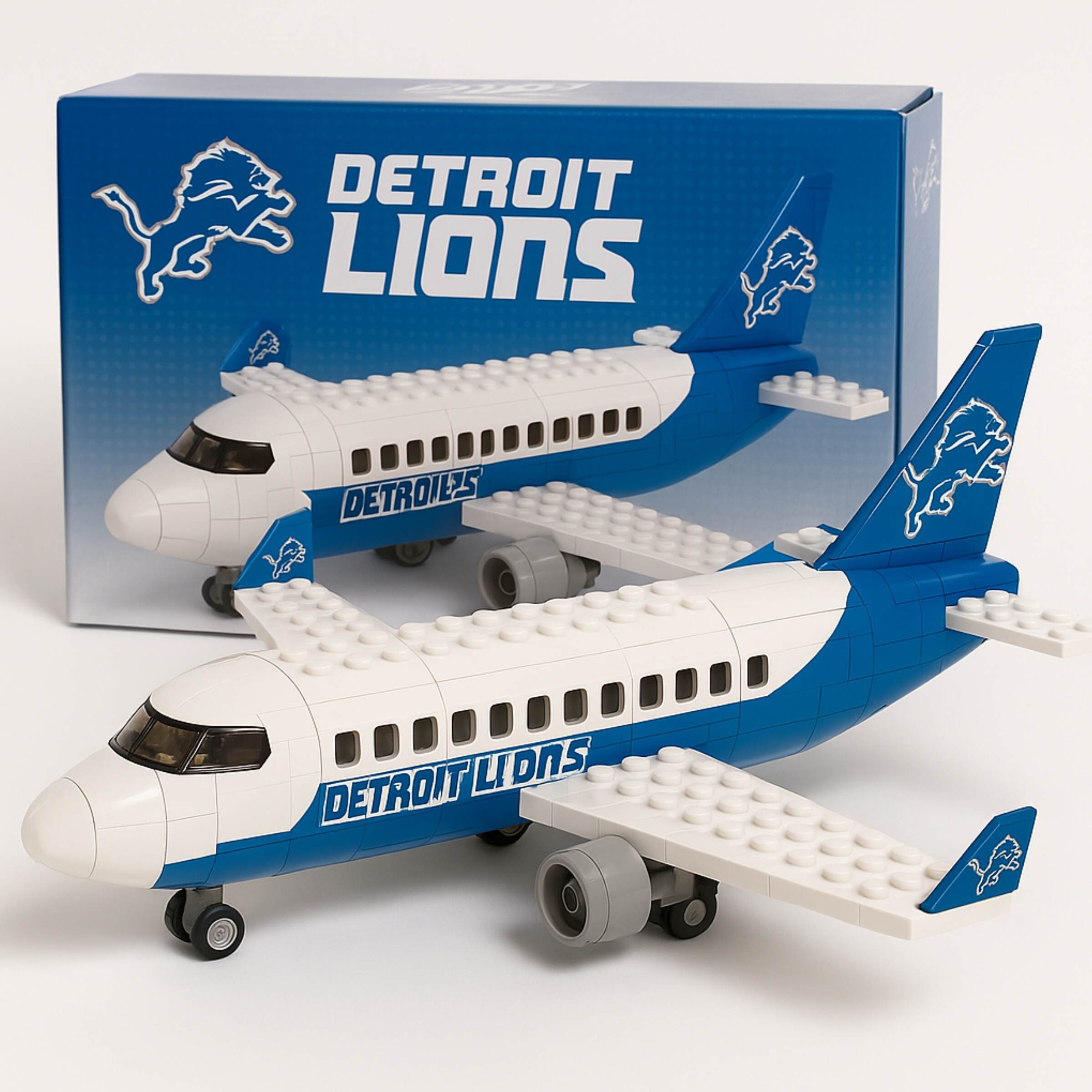Football Team Airplanes Building Blocks