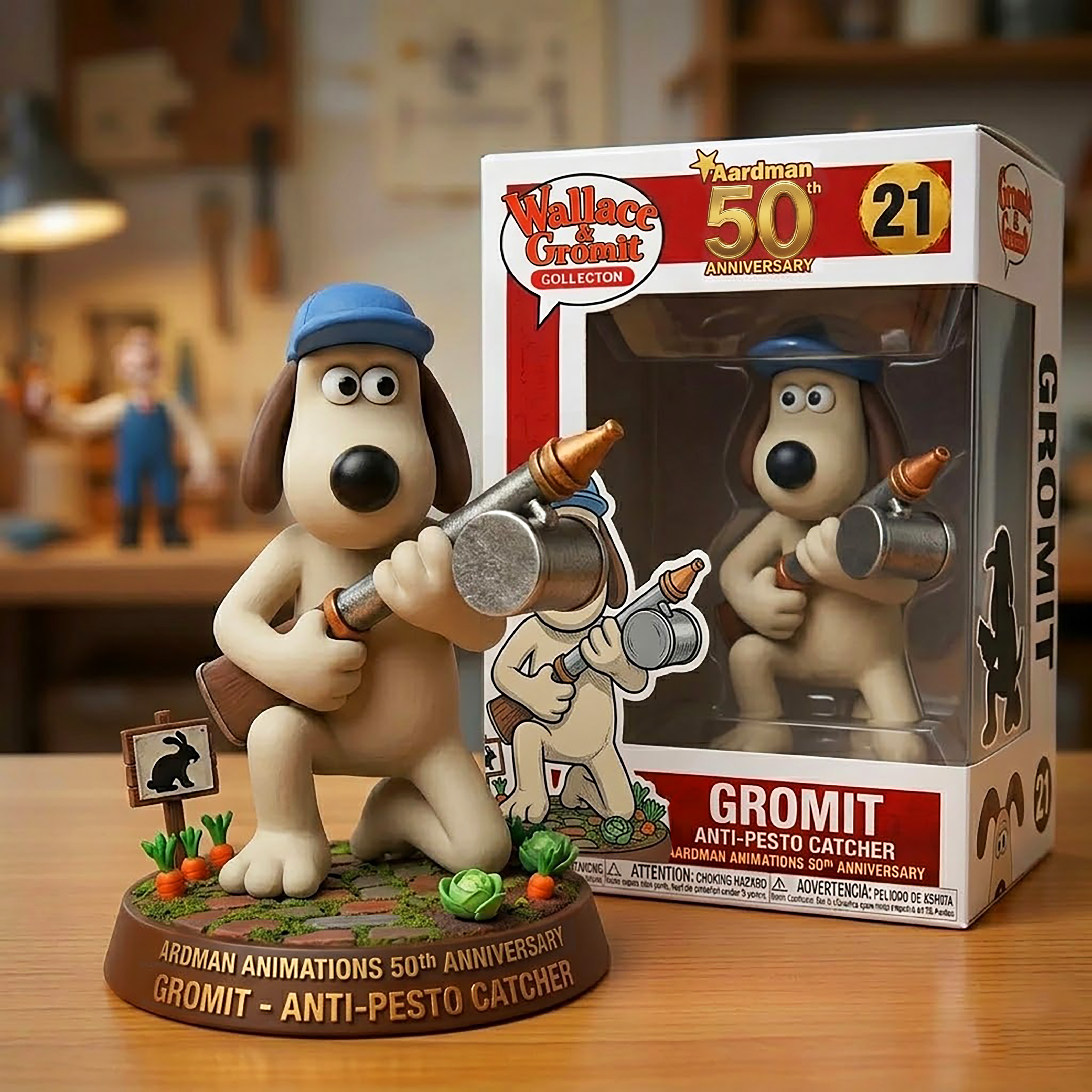 Aardman Animations 50th Anniversary Collector Figure